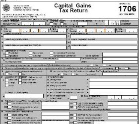 Capital Gains Tax Return