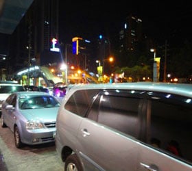 Philippine cars parking