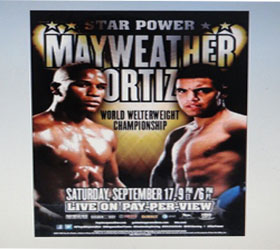 Floyd Mayweather vs Victor Ortiz Fight - Star Power