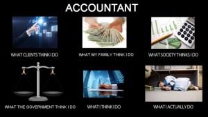 The accountant's version meme