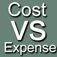 Cost and expense difference