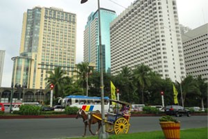 Philippines business establishments at the bay