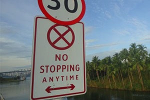 no stopping anytime