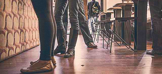 Customers in the counter