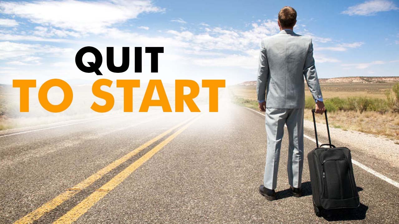 Start job. Quit work. Started going. Start your Business in 7 Days.