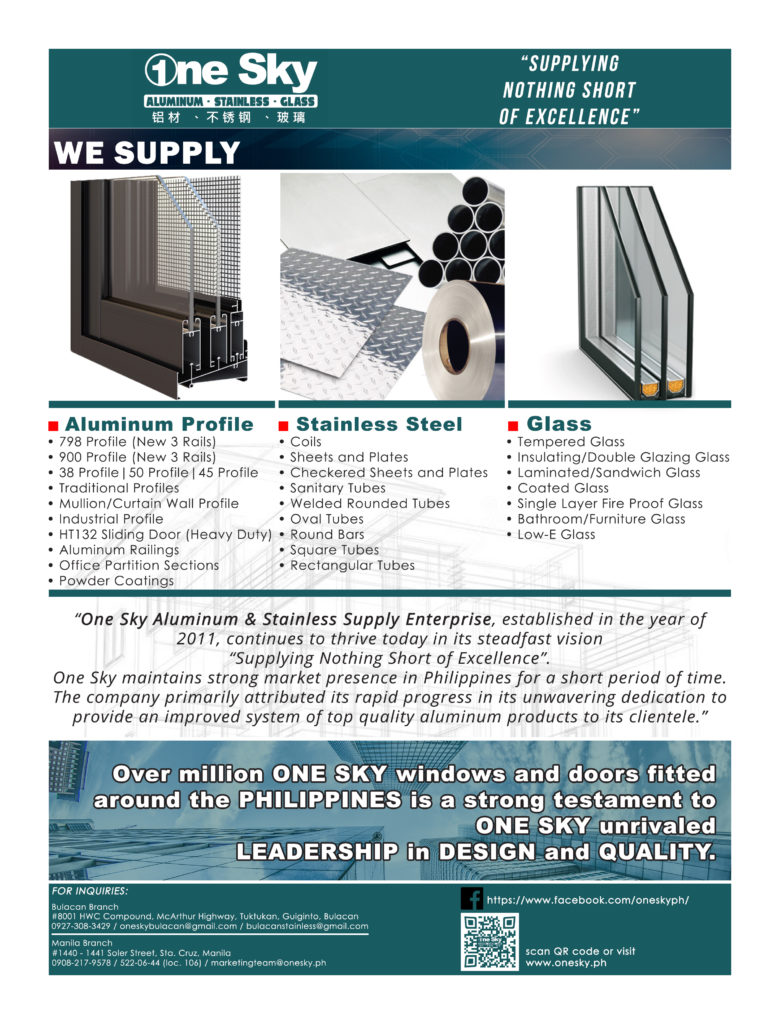 One Sky Aluminum and Stainless Supply Business Tips Philippines